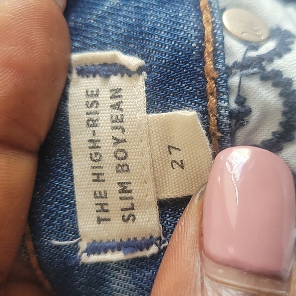 Madewell the high rise slim boyjean beaded edition - Picture 6 of 8